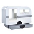 Tourer Caravan Novelty Bed - Grey and White