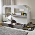 Tourer Caravan Novelty Bed - Grey and White