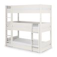Trio Bunk Bed - 3 Level - White