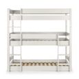 Trio Bunk Bed - 3 Level - White