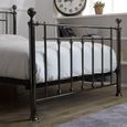 Lane Black Chrome Metal Bed - Sizes Available