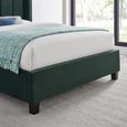 Posey Emerald Green Fabric Bed - Sizes Available
