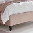 Roma Pink Fabric Bed - Sizes Available
