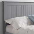 Travis Grey Wooden Bed - Low Footend - Sizes Available