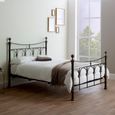Gage Antique Nickel Metal Bed