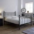 Lane Black Chrome Metal Bed - Sizes Available