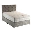 Silver Active Deluxe Divan Bed - 2800 Pocket Spring - Platform Top - Sizes Available