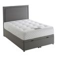 Silk Pocket Spring Divan Bed - 1000 Platform Top - Sizes Available