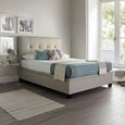 Walkworth Ottoman Storage Bed - Oatmeal Fabric - Sizes Available
