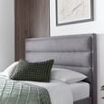 Kirkby Ottoman Storage Bed - Marbella Grey Fabric - Sizes Available