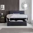 Kirkby Ottoman Storage Bed - Pendle Slate Fabric - Sizes Available