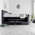 Medway Ottoman Storage TV Bed - Grey Fabric - Sizes Available