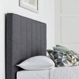 Medway Ottoman Storage TV Bed - Grey Fabric - Sizes Available