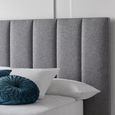 Medway Ottoman Storage TV Bed - Marbella Grey Fabric - Sizes Available