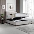 Walkworth Ottoman Storage Bed - Maskat Clay Fabric - Sizes Available