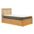 Clearance - Phoenix Ottoman Storage Bed - 3ft Single - Oak - FSS16563