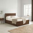 Herringford Ottoman Storage Bed - Walnut - Sizes Available