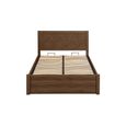 Herringford Ottoman Storage Bed - Walnut - Sizes Available