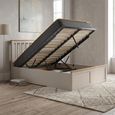 Phoenix Ottoman Storage Bed - 4ft Small Double - Pearl Grey