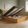 Phoenix Ottoman Storage Bed - 5ft King Size - Oak