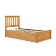 Phoenix Ottoman Storage Bed - 3ft Single - Oak