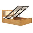 Phoenix Ottoman Storage Bed - 4ft 6in Double - Oak