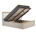 Phoenix Ottoman Storage Bed - 4ft 6in Double - Pearl Grey
