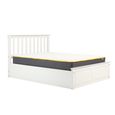 Phoenix Ottoman Storage Bed - 4ft 6in Double - White