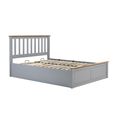 Phoenix Ottoman Storage Bed - 4ft Small Double - Pearl Grey