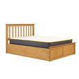 Phoenix Ottoman Storage Bed - 5ft King Size - Oak