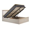 Phoenix Ottoman Storage Bed - 5ft King Size - Pearl Grey