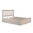 Phoenix Ottoman Storage Bed - 5ft King Size - Pearl Grey