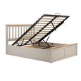 Phoenix Ottoman Storage Bed - 5ft King Size - Pearl Grey