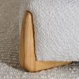 Amalfi Bed - White Fabric - Sizes Available