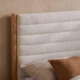 Arabella Bed - Grey Velvet Fabric - Sizes Available