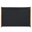 Arabella Bed - Grey Velvet Fabric - Sizes Available