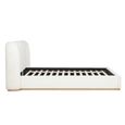 Eden Bed - White Fabric - Sizes Available