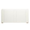 Eden Bed - White Fabric - Sizes Available