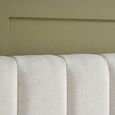 Maisey Ottoman Storage Bed - White Linen Fabric - Sizes Available