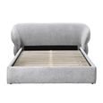 Milan Bed - Grey Fabric - Sizes Available