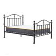 Victoria Bed - Silver Metal - Sizes Available