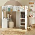 Vision Highsleeper Bed - White