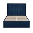Leila Bed - Royal Blue Fabric - Sizes Available