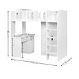 Vision Highsleeper Bed - White