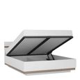 Chelsea Lift Up Bed - 5ft King Size - White Gloss