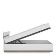 Chelsea Lift Up Bed - 5ft King Size - White Gloss