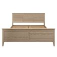Ennis Bed - Natural Matt Lacquered - Variation Available