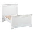 Paisley Bed - High Foot End - White Painted - Sizes Available