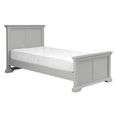 Paisley Bed - High Foot End - Grey Painted - Sizes Available