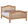 Appleby Bed - High Foot End - Slatted Headboard - Oak - Sizes Available